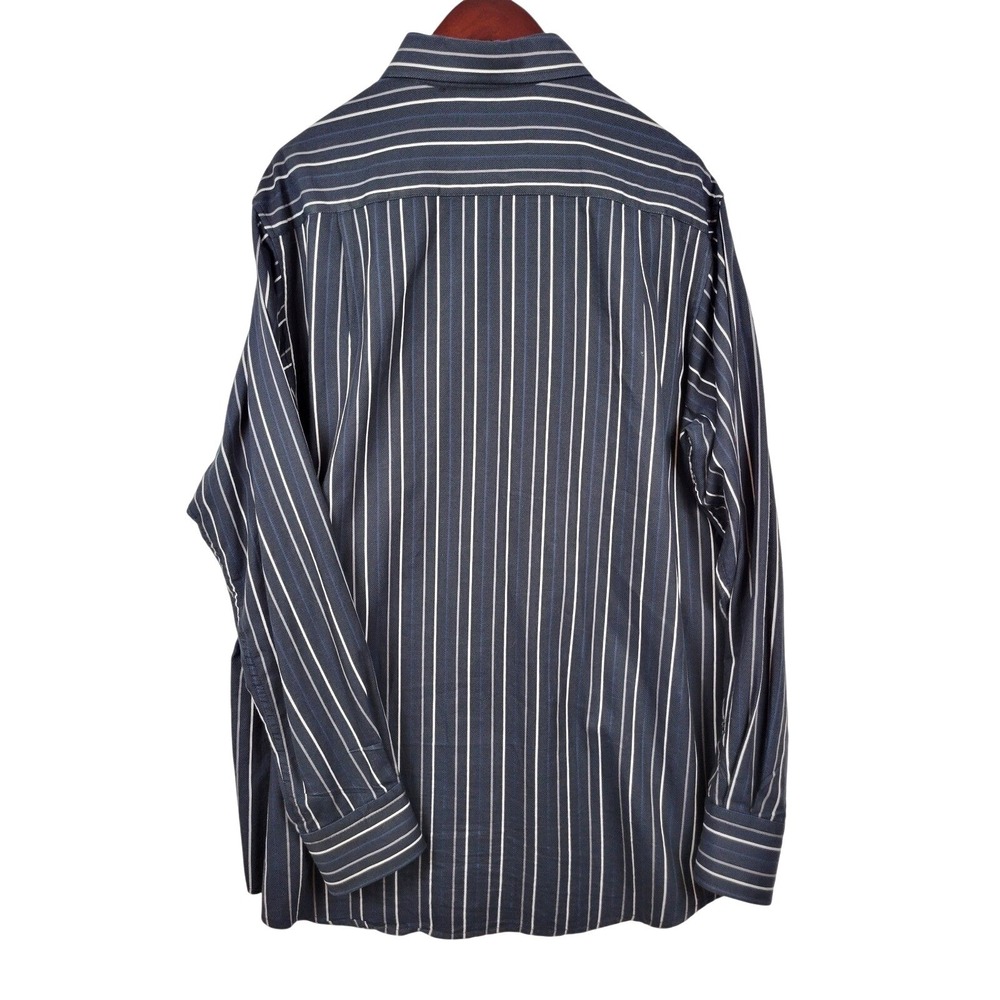 Sean John Original Fit Gray Striped Long Sleeve Button Up Shirt XL Mens - Picture 3 of 7